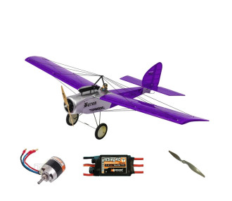 Pack Aircraft Ecotop Baron Violet ARF approx.1.57m with motorization - FLASH RC