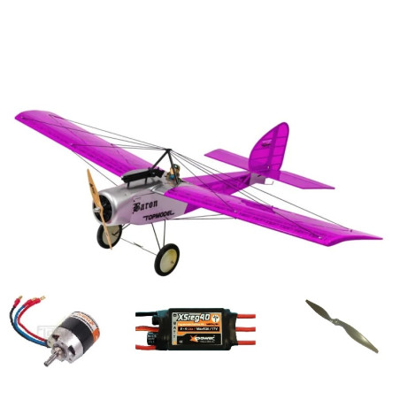 Aircraft Pack Ecotop Baron Rose ARF approx.1.57m with motorization - FLASH RC
