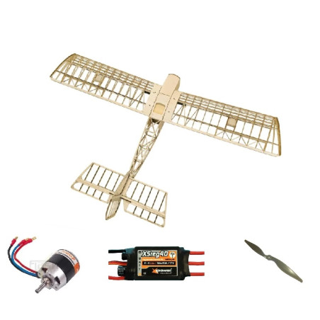 Aircraft Pack Ecotop Baron ARF approx.1.57m with motorization - FLASH RC