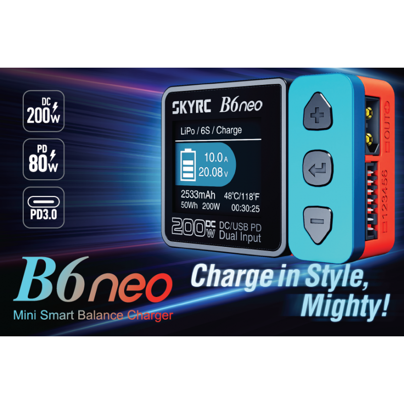 Chargeurs - B6 Neo DC charger (200W) - FLASH RC