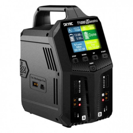 Chargeurs - Chargeur T1000 Maestro AC/DC Duo charger (AC450W DC 1000W) - FLASH RC