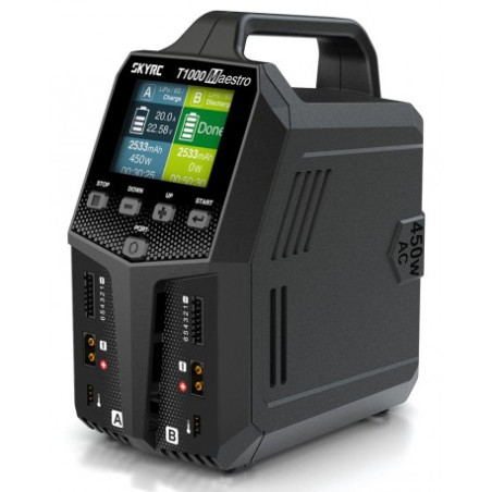 Chargeurs - Chargeur T1000 Maestro AC/DC Duo charger (AC450W DC 1000W) - FLASH RC