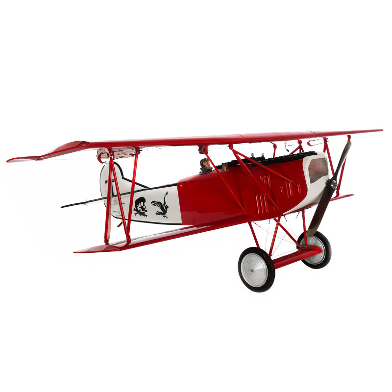 Aeromodello RC - Hangar 9 Fokker D.VII 30-60cc ARF, 87" circa 2,20m - FLASH RC