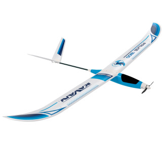 Motoplaneur Kavan Falke bleu1800mm PNP - FLASH RC
