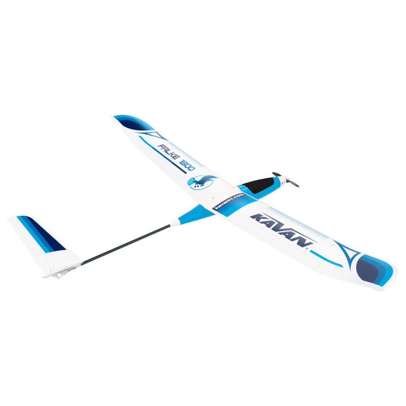 RC Motorsegler - Segelflugzeug KAVAN Falke blau1800mm PNP - FLASH RC