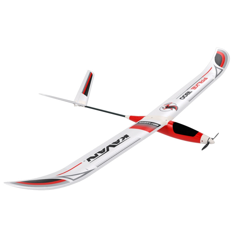 RC Motorglider - KAVAN Falke Red 1800mm PNP Glider - FLASH RC