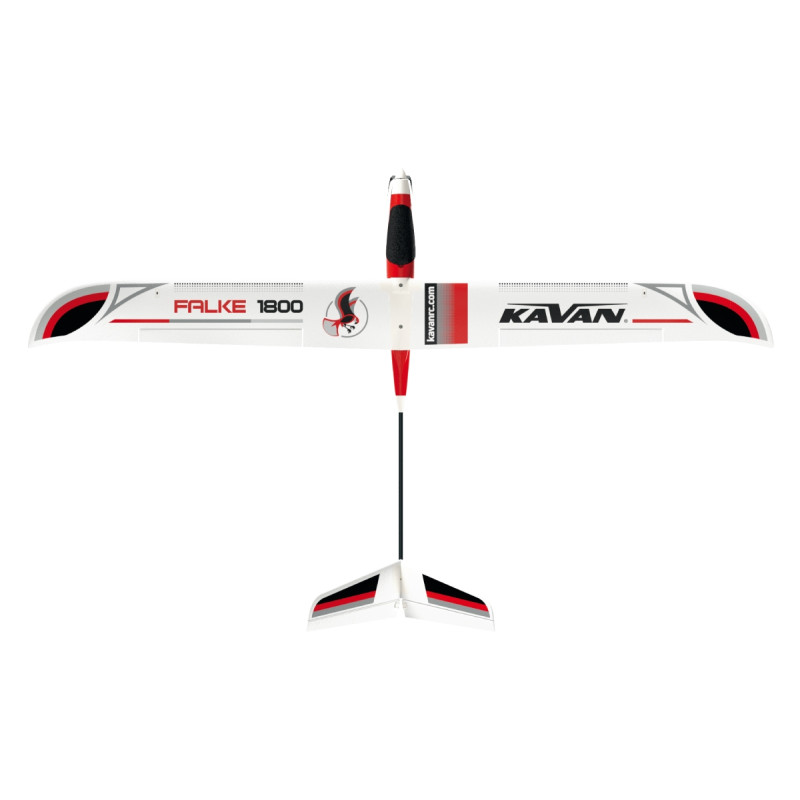 Motovelero RC - KAVAN Falke Rojo 1800mm PNP Planeador - FLASH RC