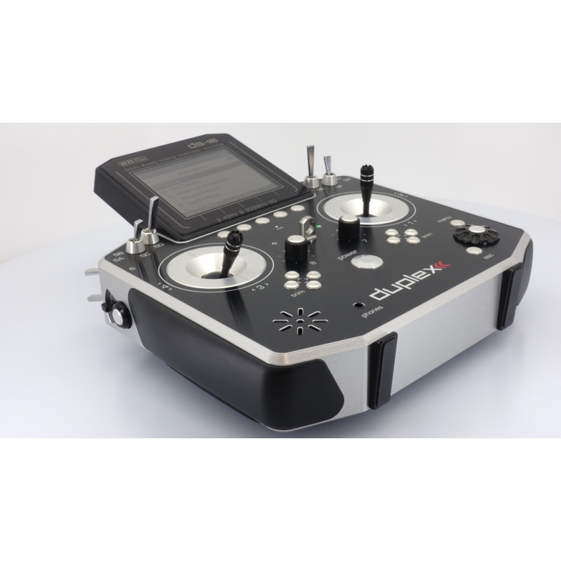 Funkfernsteuerungen - Jeti DS16 Gen. 2 Silber 2.4Ghz Duplex + R10 - FLASH RC