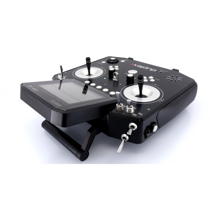 Mandos Radio - Jeti DS16 Gen. 2 Negro 2.4Ghz Duplex + R10 - FLASH RC
