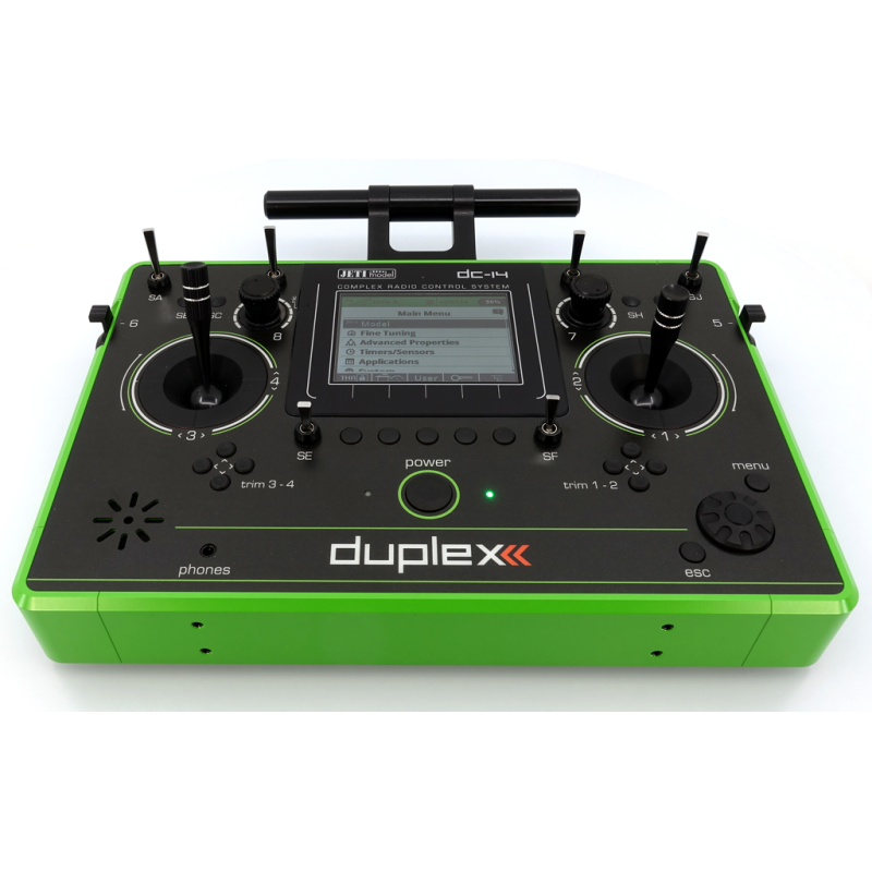 Mandos Radio - Jeti DC-14 Gen. 2 Verde 2.4Ghz Duplex - FLASH RC