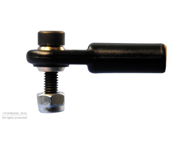 CHAPE A ROTULE V1, Ø7, M4/3  6pcs - FLASH RC