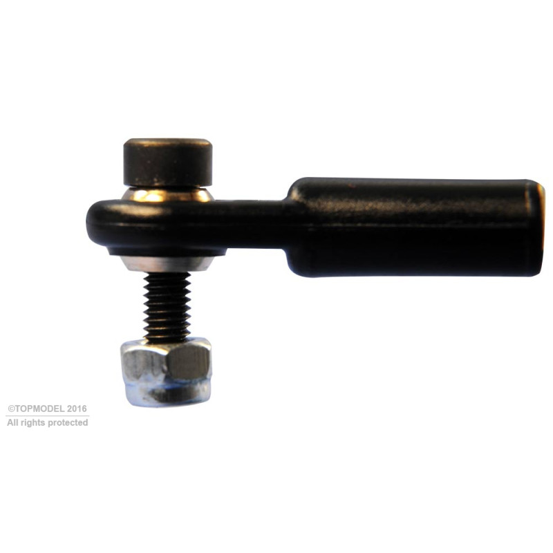 CHAPE A ROTULE V1, Ø7, M4/3  6pcs - FLASH RC