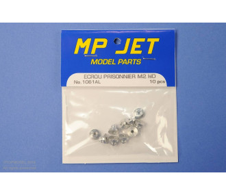 FLASH RC - PRISONER NUT M2 HD 10pcs - Prisoner nuts 2
