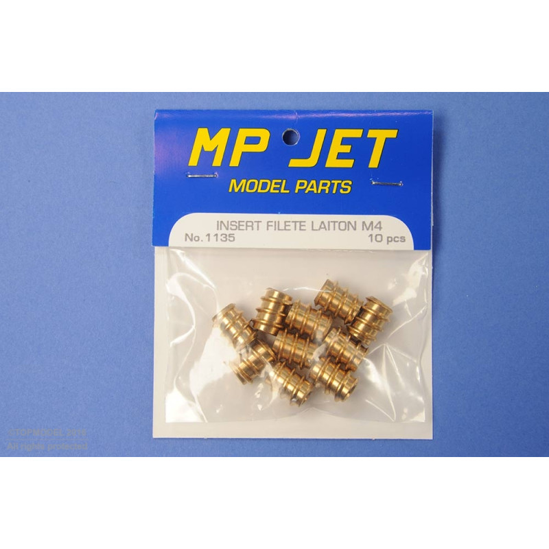 INSERT FILETE M4 10pcs LAITON