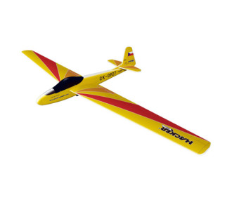 FLASHRC - Lunak orange ca.2.00m ARF Flügel/Verbände bedeckt Hacker ModeL