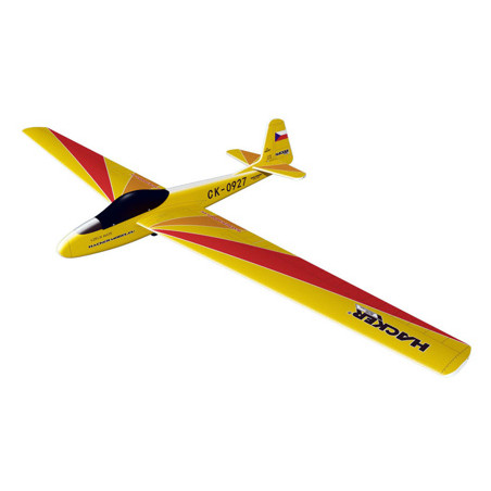FLASHRC - Lunak orange approx.2.00m ARF Hacker ModeL covered wings/empennages
