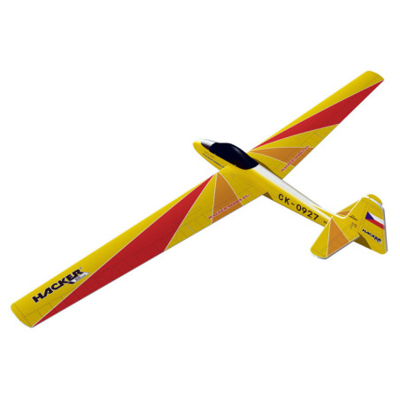 Avion Hacker Model Lunak orange env.2.00m ARF ailes/empennages recouverts - FLASH RC