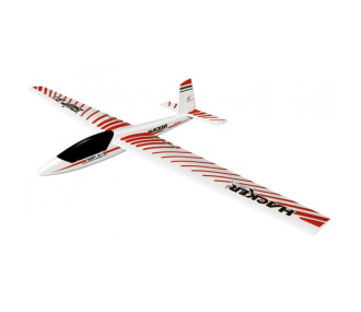FLASH RC - Swift rojo aprox.2.00m ARF Hacker ModeL alas/patas cubiertas 2