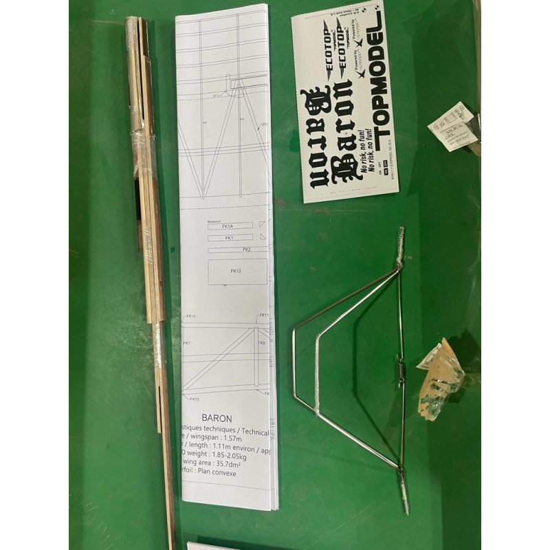 Kit to build Ecotop Baron - ARF approx.1,57m - FLASH RC
