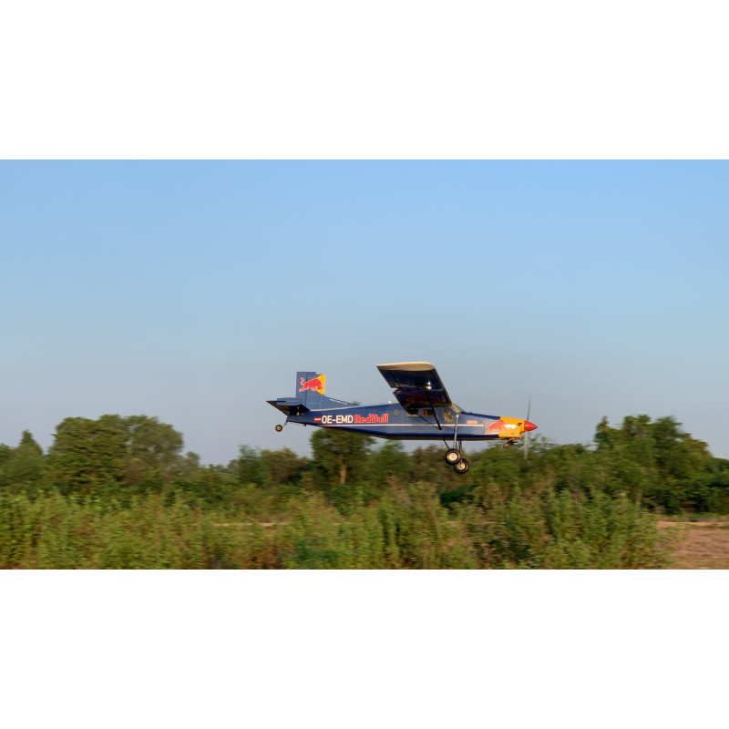 Aircraft VQ Model Pilatus PC-6 -90 size EP-GP - Reb BullFLASH RC version