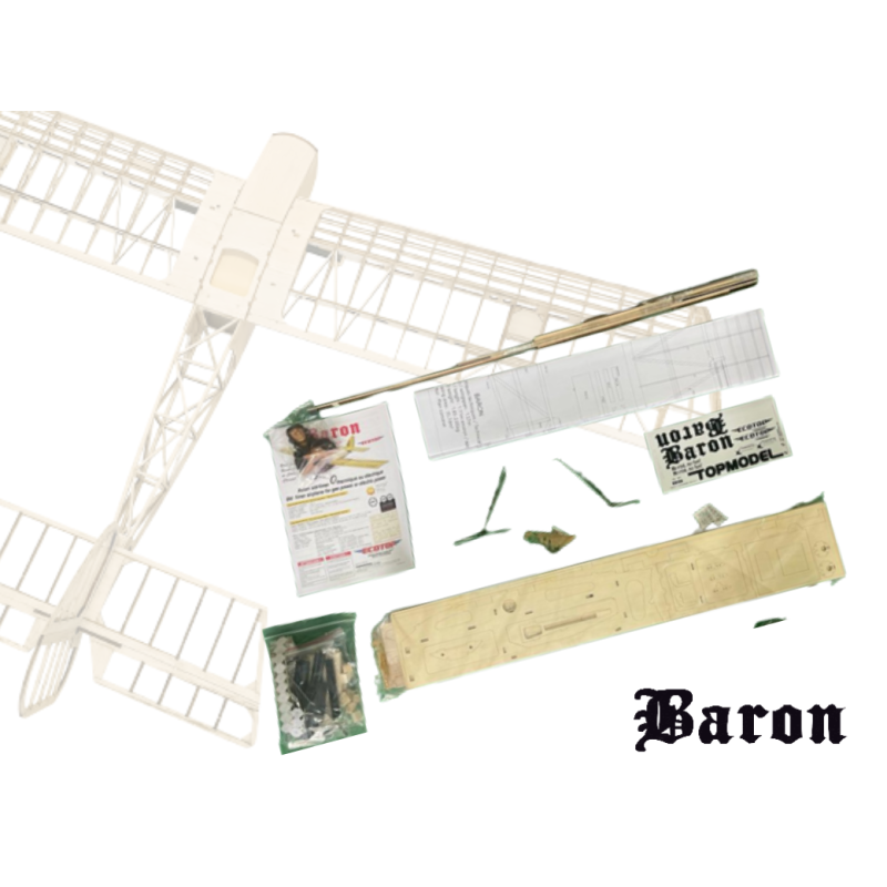 Kit to build Ecotop Baron - ARF approx.1,57m - FLASH RC