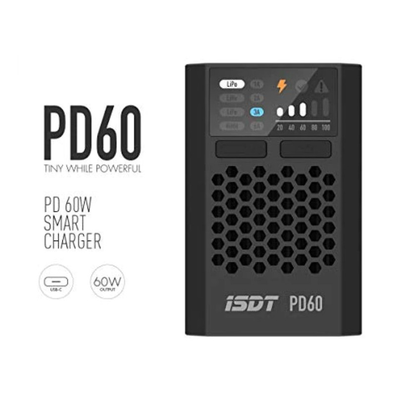 ISDT - PD60 60W 6A LIPO Balance Ladegerät - FLASH RC