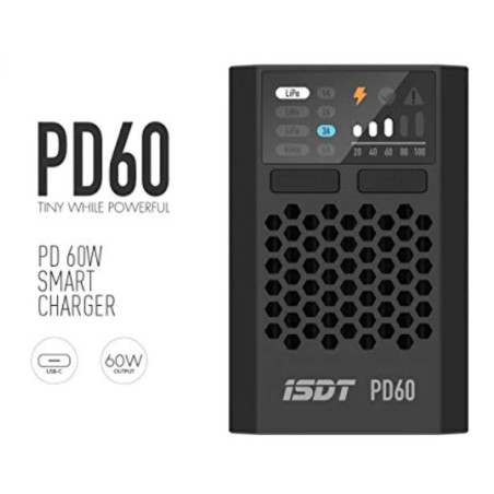 ISDT - PD60 60W 6A LIPO Balance Chargeur - FLASH RC