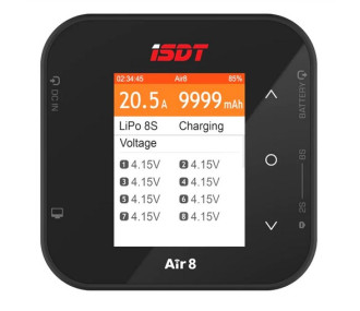 ISDT - Cargador Smart Lipo Smart Air8, cargador de equilibrio DC 500W - FLASH RC 2