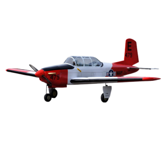 Avión VQ Modelo T-34 Turbo Mentor 46 tamaño EP-GP versión rojo y blancoFLASH RC
