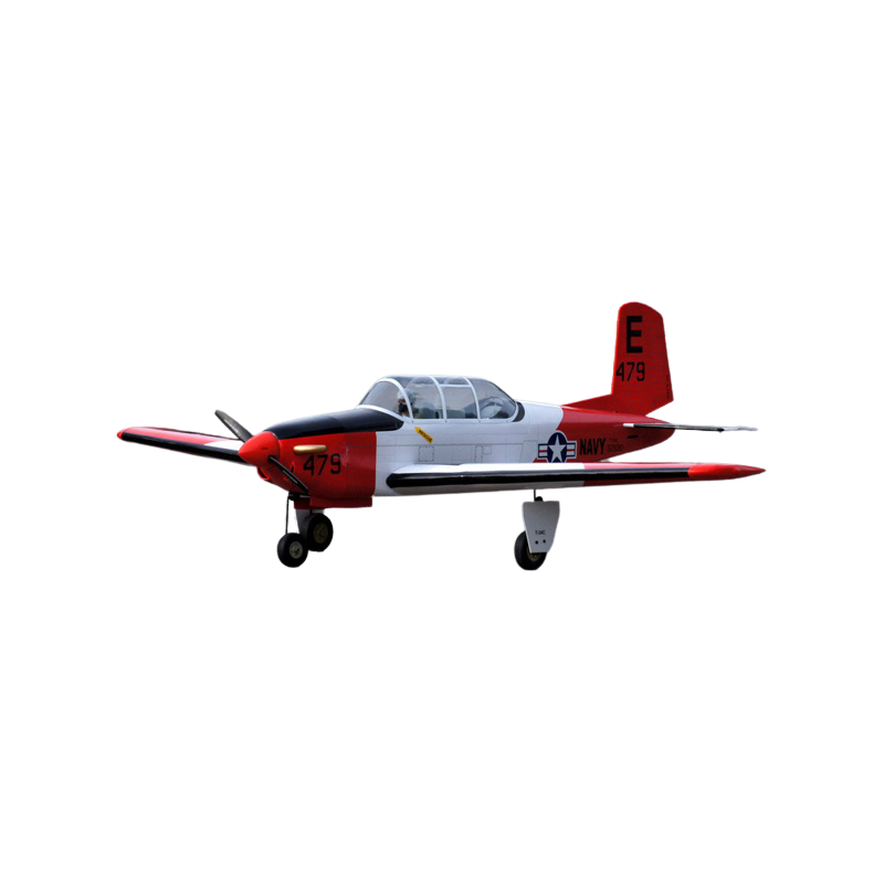 Avión VQ Modelo T-34 Turbo Mentor 46 tamaño EP-GP versión rojo y blancoFLASH RC