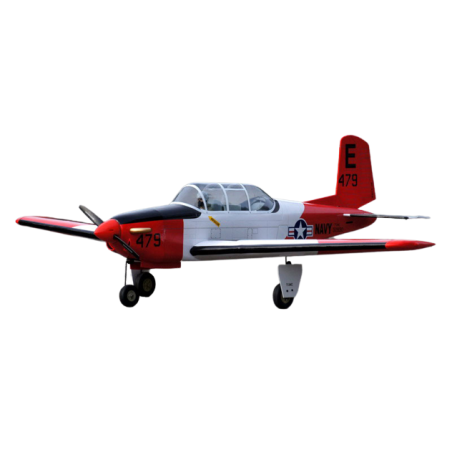Avion VQ Model T-34 Turbo Mentor 46 size EP-GP version rouge et blanche - FLASH RC