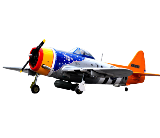 Aircraft VQ Model P-47 D 50 size EP-GP "Tarhel Hal" version with RCFLASH bombs