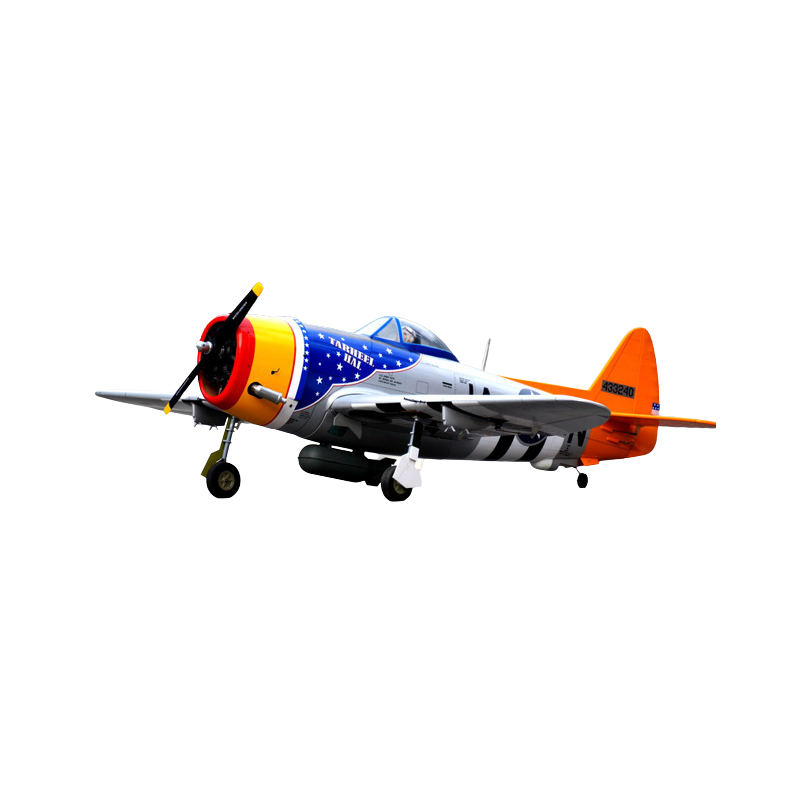 Aereo VQ Modello P-47 D 50 taglia EP-GP versione "Tarhel Hal" con bombeFLASH RC