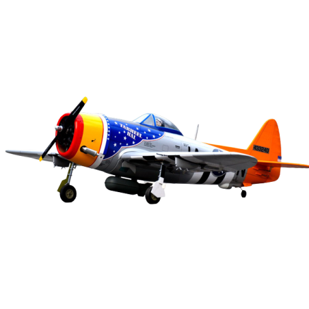 Avion VQ Model P-47 D 50 size EP-GP " Tarhel Hal" version avec les bombes - FLASH RC