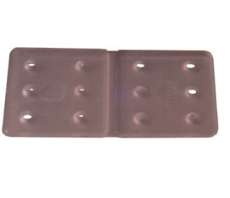 CHARNIERE FLEX GRANDE 16X28mm MP JET 12pcs