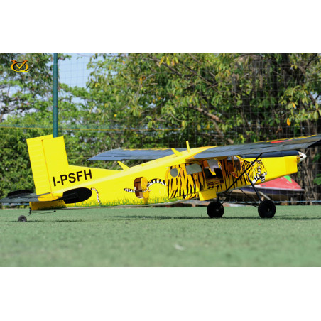 Flugzeug VQ Model Pilatus PC-6 Porter (Version Tiger) -30cc size EP/GP - FLASH RC