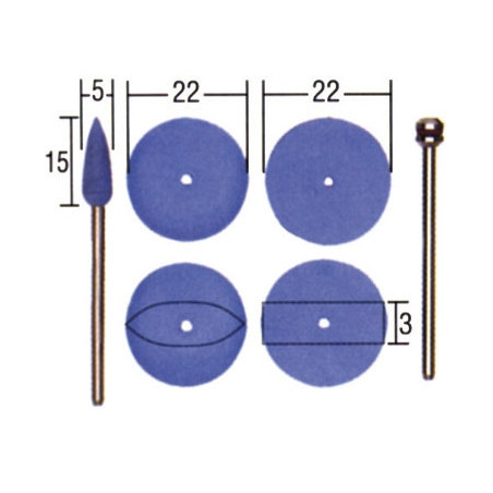 PULAS FINAS 10pcs (22mm)