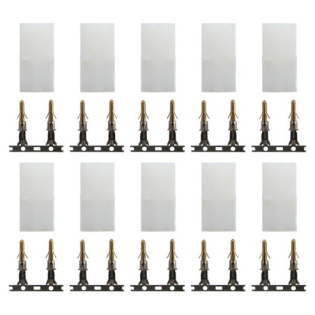 Stecker Traxxas / Mini Tamiya / Tamiya - Tamiya Stecker male (10 Stück) - FLASH RC