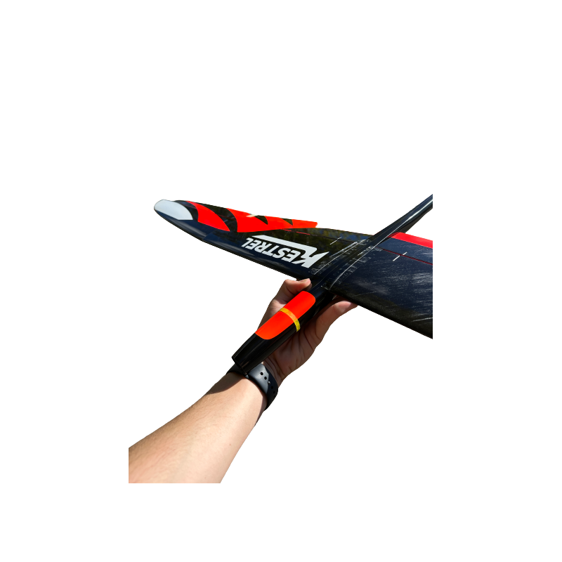 F5K Kestrel Standard Rosso circa 1,5 m - FLASH RC