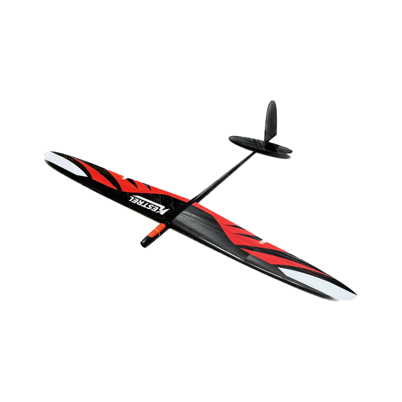 F5K Kestrel Standard Rosso circa 1,5 m - FLASH RC