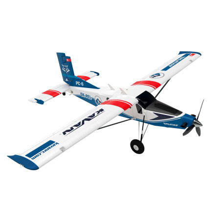 Avion Kavan Pilatus PC-6 Porter 1.5m PNP - bleue - FLASH RC