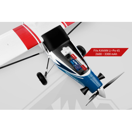 Avion Kavan Pilatus PC-6 Porter 1.5m PNP - bleue - FLASH RC