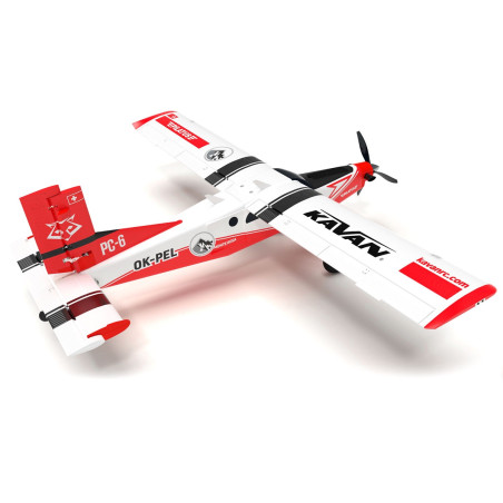Aviones Kavan Pilatus PC-6 Porter 1.5m PNP - Rojo - FLASH RC