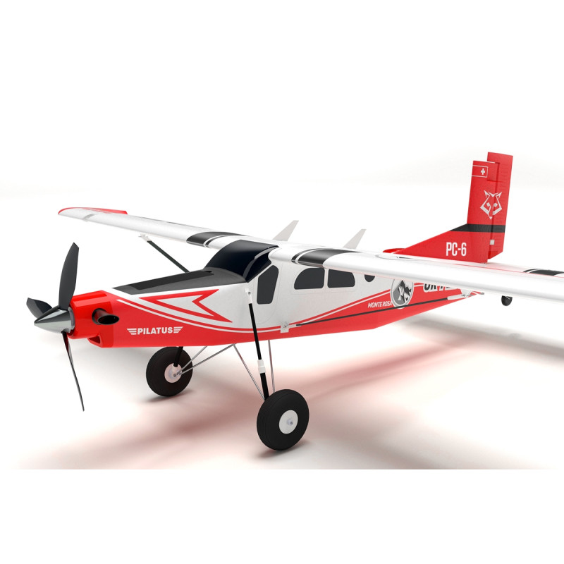 Aircraft Kavan Pilatus PC-6 Porter 1.5m PNP - Red - FLASH RC
