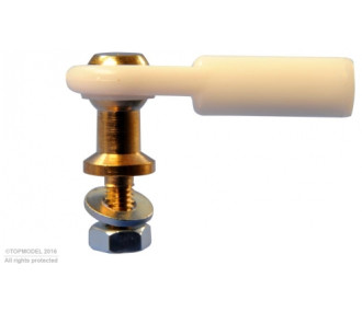 CHAPE A ROTULE V1, ∅7, M3/M3 LONGUE 2pcs - FLASH RC