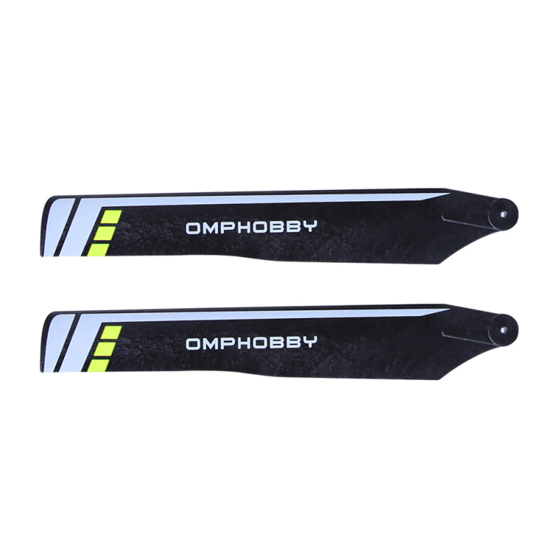 Helicoptère -125mm Main Blades(Yellow)-(Hard)