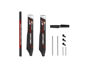 Helicopter -M1 EVO Crash kits-Red
