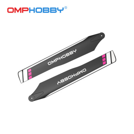Helicoptère -125mm Main Blades(Purple)-(Hard)