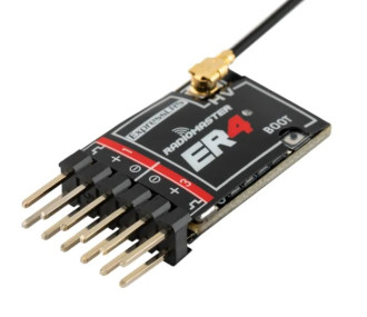 RADIOMASTER - RadioMaster ER4 2,4 GHz PWM ExpressLRS ricevitore a 4 canali - RC FLASH