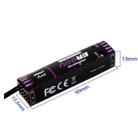RADIOMASTER - Receptor RadioMaster ER8GV 2.4 GHz PWM ExpressLRS de 8 canales con sensor Vario - FLASH RC